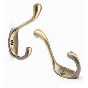 Cheap Antique Bronze Coat Hat Hooks , Coat Hanger Hooks Fittings H0002-ABB for sale