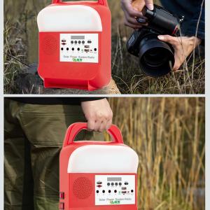 Mini Portable Solar Power Energy Panel Lighting System With Led Household