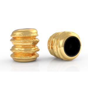 China Preminum Hamburger Shaped Zamak Perfume Caps Zinc Alloy Cutsomized Perfume Set on sale
