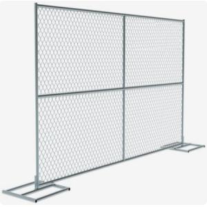 4ft 6ft 8ft Temporary 6x12 Chain Link Fence Panels For Construction