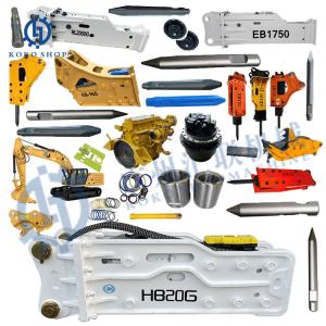 Excavator Spare Part Hydraulic Breaker for K20 K25 K30 K50 K80 K120 DNB30 DNB50 DNB55 DNB60 DNB70 DNB90 DNB110 DNB130 DNB160