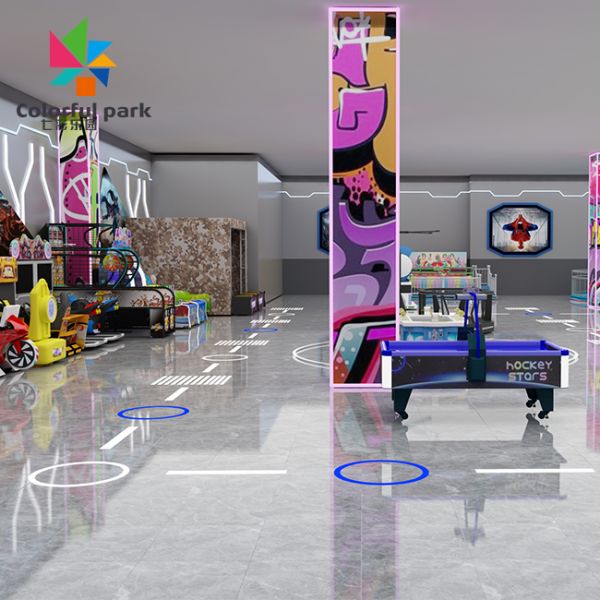 Coin Operated Adult 2 Player Blue Air Hockey Table Fun Arcade Games