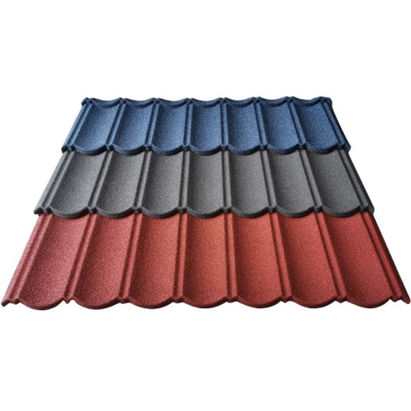 Quality Metal Black and Gray Color Aluminum Zinc Steel Plate Coated Bond Type Roof Tiles for Industrial Design Style wholesale