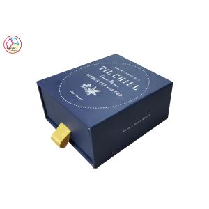 Recyclable Handmade Craft Paper Gift Box With Ribbon Decoration