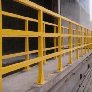 Insulated Welded Mesh Fencing FRP Guardrail For Power Box Transformer