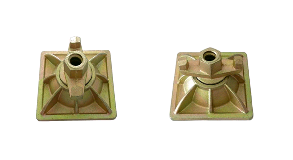 Q450-10 Cast Iron Wing Nut Scaffolding Slope Super Plate 15 / 17mm