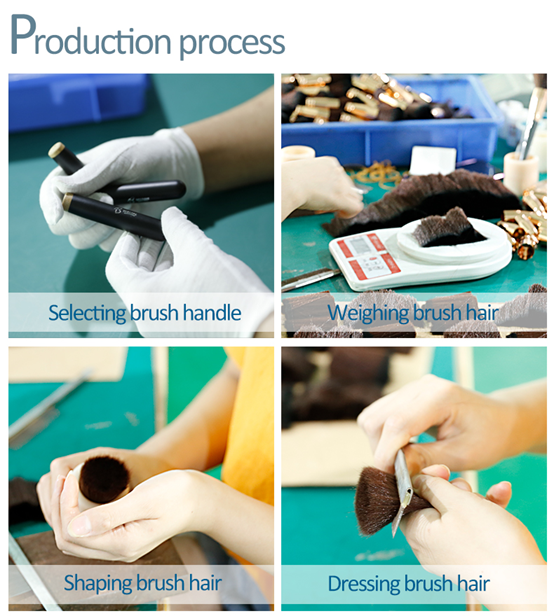 17pcs Cosmetic Makeup Brush Set With Pouch