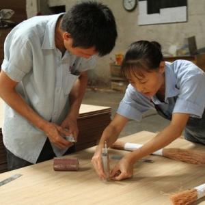 Peafowl Feather Engineered Wood Veneer 2850mm Wavy Pattern Top A Grade PF-X6391