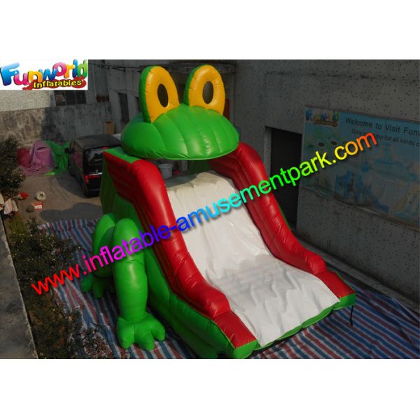 Quality Customized Frog Commercial Inflatable Slide , Dry Slide For Pool Use wholesale
