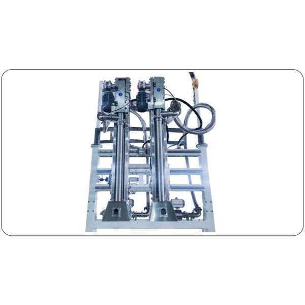 Agrochemical Formulation 1000L Ton Drum Filling Machine Double Head Switching