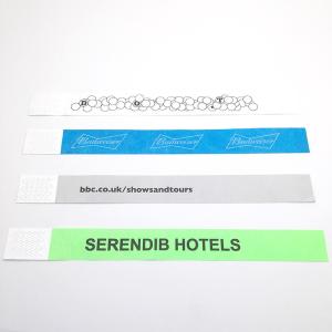 Custom Logo Sequential Numbering Coding Tyvek Wristbands Pool Waterproof Full