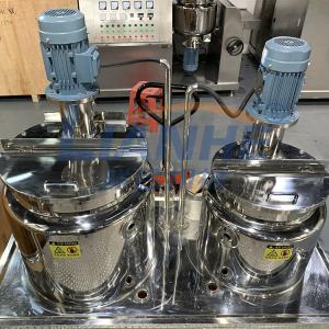 Stainless Steel PLC Vacuum Emulsifier Mixer Machine 150L Practical