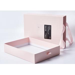 Silk Scarf Luxury Sliding Drawer Box CMYK Custom Size Accepted