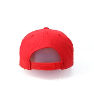 Red Rope Nylon Snapback Cap Hat Custom Made Unstructured Plain Blank