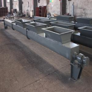 Small Size U Trough Screw Conveyor , Carbon Steel Shaftless Screw Conveyor