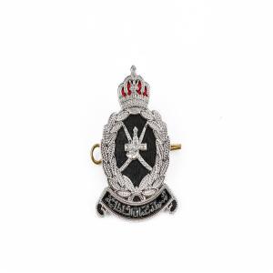 Black Design Custom Senior Military Officer Commemorative Badge