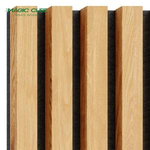 China Wood Wall Acoustic Panel Standard Size 2400*600*21 mm for Soundproofing Solutions on sale