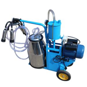50kpa 64 Beats/Min Cow Milking Machine Mobile Piston Type