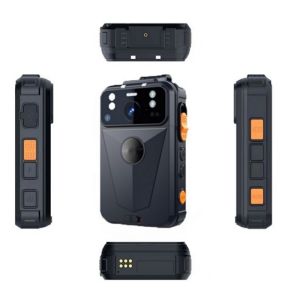 100×120×155mm Body Worn Camera Incorporating 2MP Sensor and Loudspeaker Audio