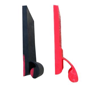 Dual Seal Conveyor Belt Skirting Systems Double Layer Rubber Urethane Skirting