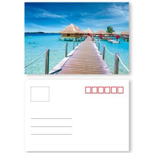 Plastic Card Printing 3D Lenticular Postcard With Landscape