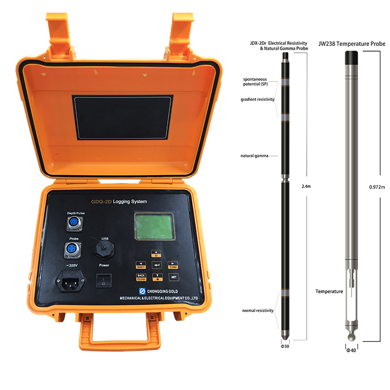 Automated Electric Borehole Logging System With Stainless Steel Cable