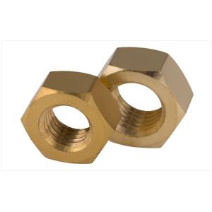 DIN934 Brass Hex Nut Cheap Price Metric Thread Brass Hexagon Nut