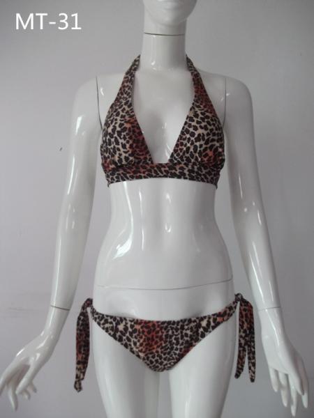 Quality Animal motifs Leopard grain Headband with lower sexy bikini for women wholesale