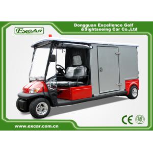 Cheap Red 2 Passenger Electric Ambulance Car For Emergency Closed Type for sale