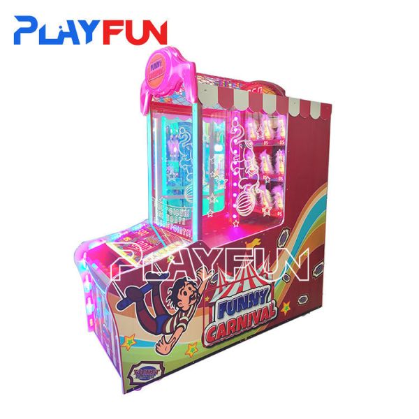 Playfun kids ball throw Funny Carnival redemption lottery gaming machine arcade hall