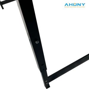 Black Smart 65w Foldable Solar Table for Outdoor Camping , Solar Charged Picnic