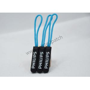 3D Raised Logo TPU Plastic Zipper Puller OEKO Rubber Zip Puller