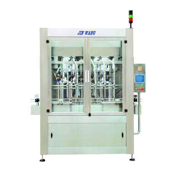 Linear 8 6 Head automatic volumetric liquid filling machine Volumetric Piston