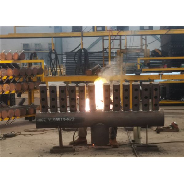 Quality Carbon Steel Power Plant Boiler Manifold Headers High Efficient Energy Saving wholesale