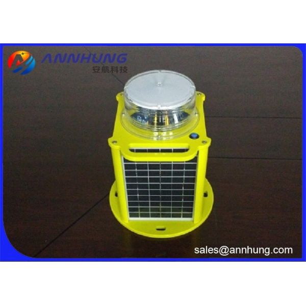 Quality Red Sloar Powered Marine Lanterns Lights 256 Light Characters IALA IP68 Protection wholesale