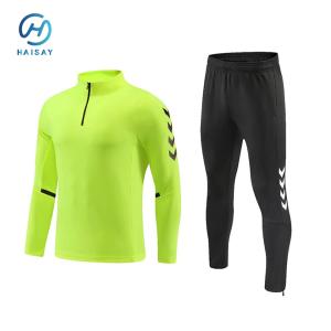 Half-Zip Soccer Casual Set - Polyester, Custom Logo, S-2XL