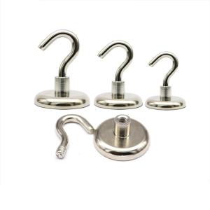 Cheap High Pull Force Stainless Steel Magnetic Hooks Neodymium Customized Size for sale