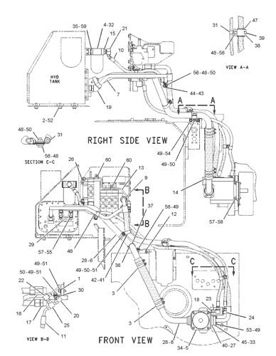 1074113 LINES GP-PUMP Parts scheme
