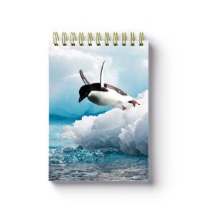 Sea Animal Image Custom Printed Spiral Notebooks 3D Cover High Definition