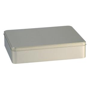 Child Resistant Rectangular Tin Box With Printed And Embossed Logo
