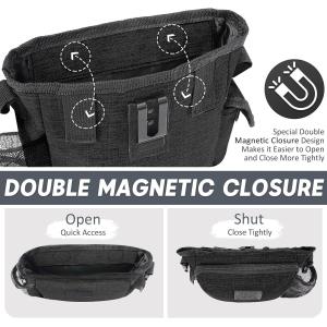 Portable Walking Fanny Pack Built-in Poop Custom with Multiple Pockets