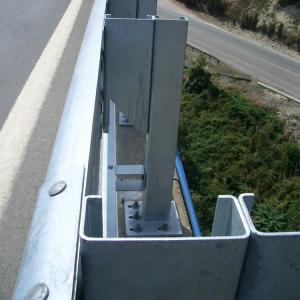 High Durability Metal Corrugated Beam Highway Guardrail C Post for Superior