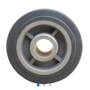 Polyolefin Core Caster Parts Thermoplastic Rubber Wheels