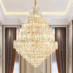 Luxury Led Crystal Chandelier For Living Room Modern Home Decor Lobby Large
