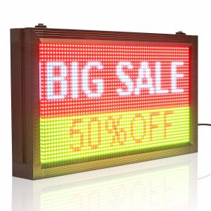 5000cd/m2 Programmable Scrolling LED Signs P10 OPEN For Shop Advertisement