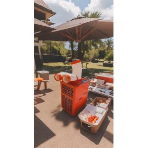 portable air conditioner with drainage free and all-in-one design,no installatio