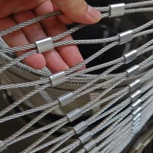 50 Mm Flexible Stainless Steel Rope Mesh For Safety System