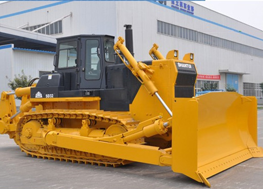 Quality 320HP SD32 SHANTUI Crawler Bulldozer With 335.5L / Min Displacement wholesale