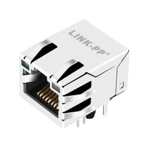 J0G-0210NL 1X1 Port 1000BASE-T SIDE ENTRY RJ45 Magjack Tab Up 12PIN G/OG led