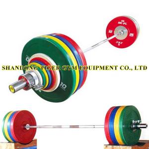 China Weightlifting Barbell / barbell plates / barbell pole / barbell plates rack on sale